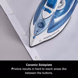 Morphy Richards 300401 LightGlide Light Glide Steam Iron, 2200 W, Blue/White
