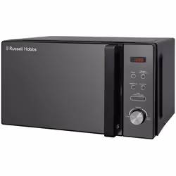 Russell Hobbs RHM2076B 20 Litre 800 W Black Digital Solo Microwave with 5 Power Levels, Automatic Defrost, 8 Auto Cook Menus, ...