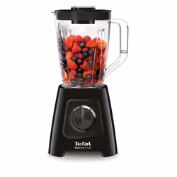 Tefal Blendforce II Blender, 2L Plastic Jug, 1.25L Effective Capacity, 600W, 4 Removable Stainless Steel Blades, Smoothie Ble ...