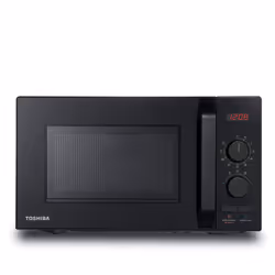 Toshiba 800w 20L Microwave Oven with 8 Auto Menus, 5 Power Levels, Mute Function, and LED Cavity Light - Black - MW2-AM20PF(B ...