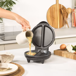 Salter Dual Omelette Maker ? Non-Stick Deep Fill Cooking Plates, Double Egg Cooker, Makes 2 Omelettes, No Flipping Required, Cook With Little To No