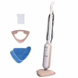 Russell Hobbs Steam & Clean Upright Steam Mop in Blush Pink, 1.4kW 350ml Water Tank with Removable Filter, Free 2 Year Guaran ...