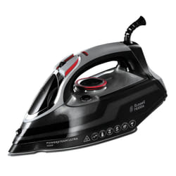 Russell Hobbs Steam Iron [3100W, 210 g/min extra steam boost, 70 g/min steam] Power Steam (350ml, ceramic soleplate, self-cleaning & spray water