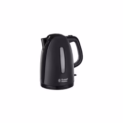 Russell Hobbs Textures Electric 1.7L Cordless Kettle (Fast Boil 3KW, Black premium plastic, matt & high gloss finish, Removab ...