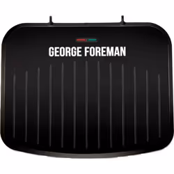 George Foreman Medium Electric Fit Grill [Non stick, Healthy, Griddle, Toastie, Hot plate, Panini, BBQ, Energy saving, Vertic ...