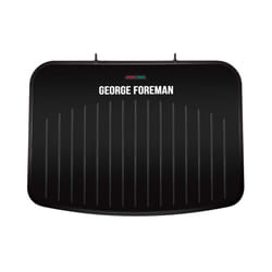 George Foreman Large Electric Fit Grill [Non stick, Healthy, Griddle, Toastie, Hot plate, Panini, BBQ, Energy saving, Vertical storage, Easy clean,