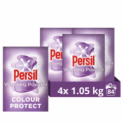 Persil Colour Protect Washing Powder keeps colours bright for outstanding stain removal in cold washes 84 washes (4x 1.05 kg)