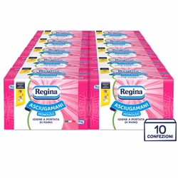 Regina Disposable Towels ? Pack of 100 Services, Disposable Towels Practical and Hygienic, 100% FSC Cellulose, Biodegradable, ...