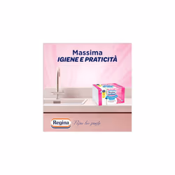 Regina Disposable Towels ? Pack of 100 Services, Disposable Towels Practical and Hygienic, 100% FSC Cellulose, Biodegradable, Dispenser Pack