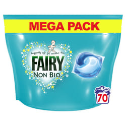 Fairy Non Bio PODS? Washing Liquid Capsules, For Sensitive Skin, 70 Washes