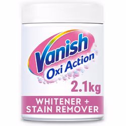 Vanish Oxi Action Laundry Whitener and Stain Remover Powder for Whites 2.1Kg, for Whiter Whites (Packaging May Vary)