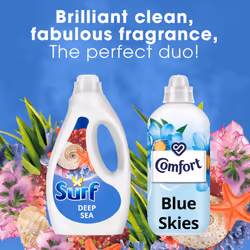 Surf Deep Sea Laundry Washing Liquid 220 washes with a joy-infused fragrance with natural essential oils lasting up to 12 hours in wear Detergent for