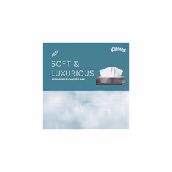 Kleenex Facial Tissues 8815-2 Ply Boxed White Tissues - 40 Flat Tissue Boxes x 100 (4,000 Sheets Total)