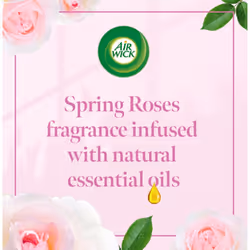 Airwick |Spring Roses |Plug in Air Freshener Refill |19ml| Pack of 6