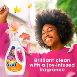 Surf Passion Bloom Laundry Washing Liquid 220 washes with a joy-infused fragrance with natural essential oils lasting up to 12 hours in wear Detergent