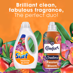 Surf Passion Bloom Laundry Washing Liquid 220 washes with a joy-infused fragrance with natural essential oils lasting up to 12 hours in wear Detergent