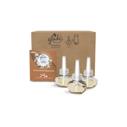 Glade Plug in Air Freshener Refill, Electric Scented Oil Room Air Freshener, Sandalwood & Jasmine, Pack of 3 Refills (3 x 20ml)