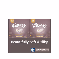 Kleenex Ultra Soft Extra large Tissue in 16 Compact Boxes - Our Softest Tissue - Supremely Soft And Silky Tissues Designed Wi ...