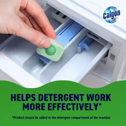 Calgon Hygiene Plus Washing Machine Cleaner & Limescale Remover, Water Softener Tablets, Unscented , 65 Tablets, Pack of 1