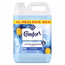 Comfort Blue Skies Fabric Conditioner with Stay Fresh technology for 100 days of freshness + fragrance* 160 washes (4.8 L)