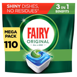 Fairy Original All in One Auto Dishwashing Tablet, 110CT