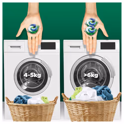 Ariel Platinum PODS?, Washing Liquid Laundry Detergent Capsules 52 Washes, +Touch of Lenor Cool Cotton, 7-Day Long-Lasting Freshness