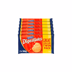 McVitie's Digestives The Original Biscuits, Twin Pack, 2 x 360 g (6 Pack)