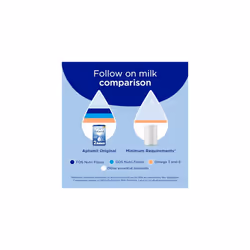 Aptamil 2 Follow On Baby Milk Ready to Use Liquid Formula, 6-12 Months, 200 ml, (Pack of 18)