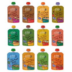 Ella's Kitchen Stage 2 Mixed Case Selection from 7 Month 11 x 130g + 1 x 80g