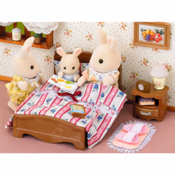 Sylvanian Families Semi-Double Bed - dollhouse furniture 5019