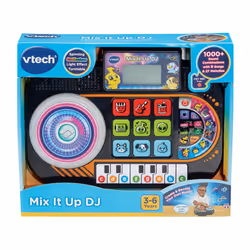 VTech Mix It Up DJ, DJ Mixer Toy for Kids, Lights and Sound Effects, 25 Interactive Buttons, Educational Toy, Interactive Toy for Kids Ages 3, 4, 5