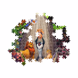 Clementoni Jigsaw Puzzle Disney The Lion King 1000 Pieces - Compact Box, Poster Included, Disney, Puzzle For Adults 14-99 Years, Gift For Men/Women,