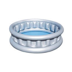 Bestway Spaceship Paddling Pool Kiddie Swimming Pool, Inflatable Above Ground Pool, Outdoor Garden Pool, 1.52m x 43cm, Grey