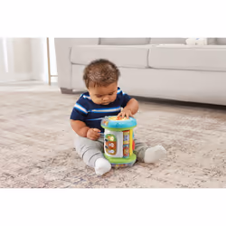 VTech Baby Explore & Discover Roller, Interactive Baby Toy with Gears, Rollers, Beads, Lights & Music, Roll & Push Gift for Infants 6, 9, 12 months +,