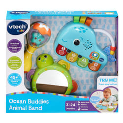 VTech Baby Ocean Buddies Animal Band, 3 Interactive Musical Instruments with Sounds and Phrases, Teaches Animals and Colours, Music Toy, Gift for