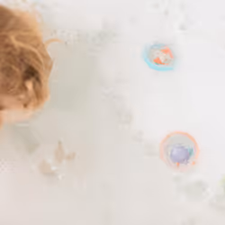 Nuby Floating Bubbly Buds Baby Bath Toy - Sensory Play | Easy to Hold | Easy Clean