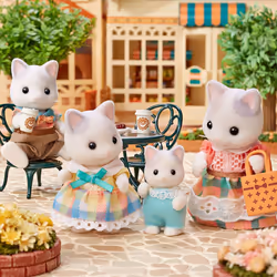 Sylvanian Families - 5738 Latte Cat Family - Dollhouse Playsets