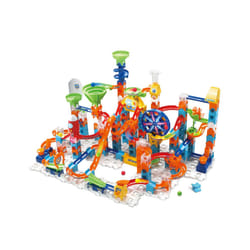 VTech Marble Rush Adventure Set, Construction Toys for Kids with 10 Marbles and 128 Building Pieces, Electronic Track Set for Boys & Girls,