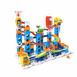 VTech Marble Rush Launch Pad, Construction Toys for Kids with 10 Marbles and 75 Building Pieces, Electronic Track Set for Boy ...