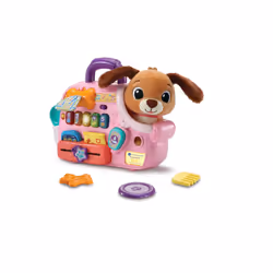 VTech Baby Cutie Puppy Carrier, Interactive Role-Play Toy with 6 Accessories, Light-up Buttons with Music, Sounds & Phrases, ...