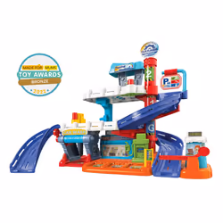 VTech Toot-Toot Drivers Fix & Fuel Garage, Car Tracks Kids With Lights And Sounds, Musical Toy, Suitable Boys & Girls 12 Months, 2, 3, 4 + Years,