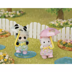 Sylvanian Families - 5748 Nursery Friends - Rainy Day Duo - Dollhouse Playsets