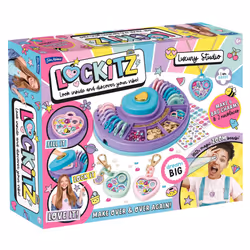 John Adams Lockitz Luxury Studio: Arts and Crafts Fashion Jewellery Maker, create cute bag charms and necklaces, includes sec ...
