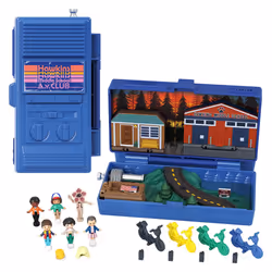 ?Polly Pocket Collector Playset, Stranger Things Compact with 6 Special Edition Character Dolls and 10 Accessories??, HWP22