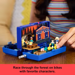 ?Polly Pocket Collector Playset, Stranger Things Compact with 6 Special Edition Character Dolls and 10 Accessories??, HWP22