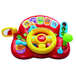 VTech Toddler Interactive Drover Toy Featuring a Steering Wheel with Music and Light, Multicolor, 19 x 26.5 x 12 centimeters