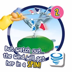 Ideal, Windy Knickers: The Silly Spinning, Granny Giggling, Windy Washing Game, Kids Games, for 2-4 Players, Ages 4+