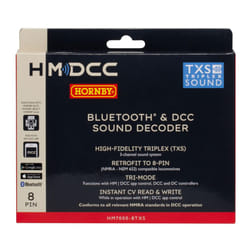 Hornby R7336 HM7000-8TXS: Bluetooth? & DCC Sound Decoder (8-pin) - Hornby Accessories for 00 Gauge Track & Train Sets - Compatible with Select Hornby