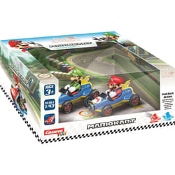 Carrera Pull & SPEED I Mario Kart - Mach8 Twin Pack I Wind-Up Car Racing Car I Pull and Speed Car with Pull-Back Motor I For Boys and Girls from 6