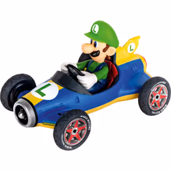 Carrera Pull & SPEED I Mario Kart - Mach8 Twin Pack I Wind-Up Car Racing Car I Pull and Speed Car with Pull-Back Motor I For Boys and Girls from 6